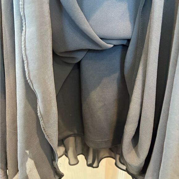 NWT J Kara Women's Beaded Illusion-V-Neck Gown Dress Size 12 Style 5578GR - Picture 14 of 16